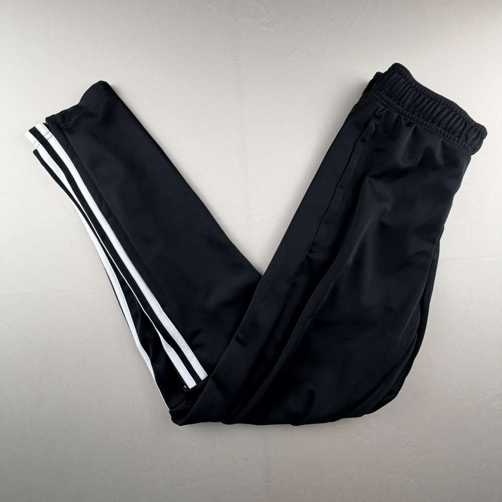 Adidas M Sereno PT Track Pants Men Small Black White Stripe AeroReady IR7848 237